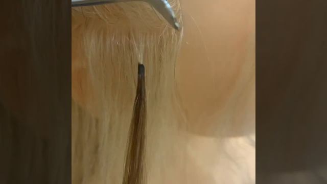 Капсюльное наращивание волос. смотреть онлайн