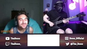 Guitarist AMAZES Strangers on Omegle with a DOUBLE GUITAR