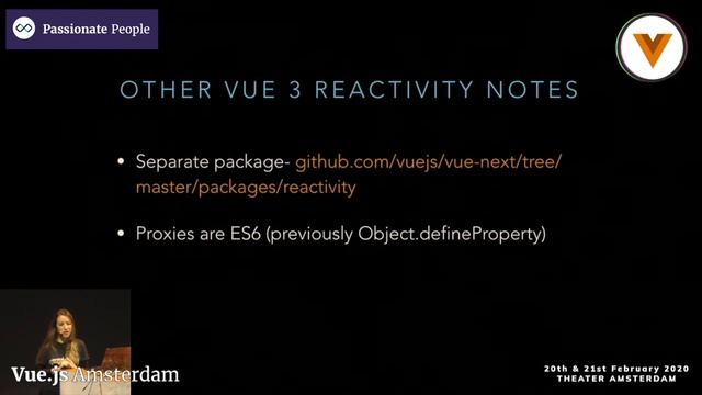 Sarah Drasner - An Animated Guide to Vue 3 Reactivity and Internals - Vue.js Amsterdam 2020 смотреть онлайн