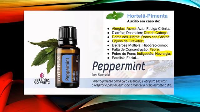 Kit Apresentação DoTerra - Lemon, Peppermint e Lavender