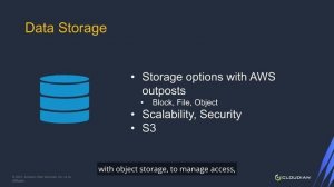 Why S3? Because cloud-native applications work best with object storage.