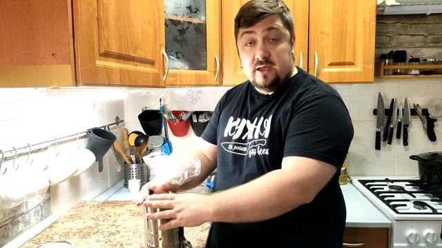 Ветчина в домашних условиях. Ветчина из свинины в ветчиннице ENG SUB