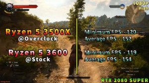 Ryzen 5 3500X @OC vs Ryzen 5 3600 @Stock | PC Gaming Benchmark Test