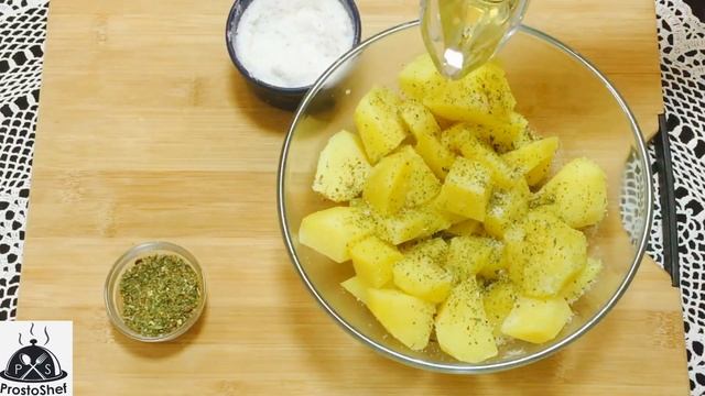 Картошка с мясом в духовке!#картошкавдуховке#рецепткартошки#