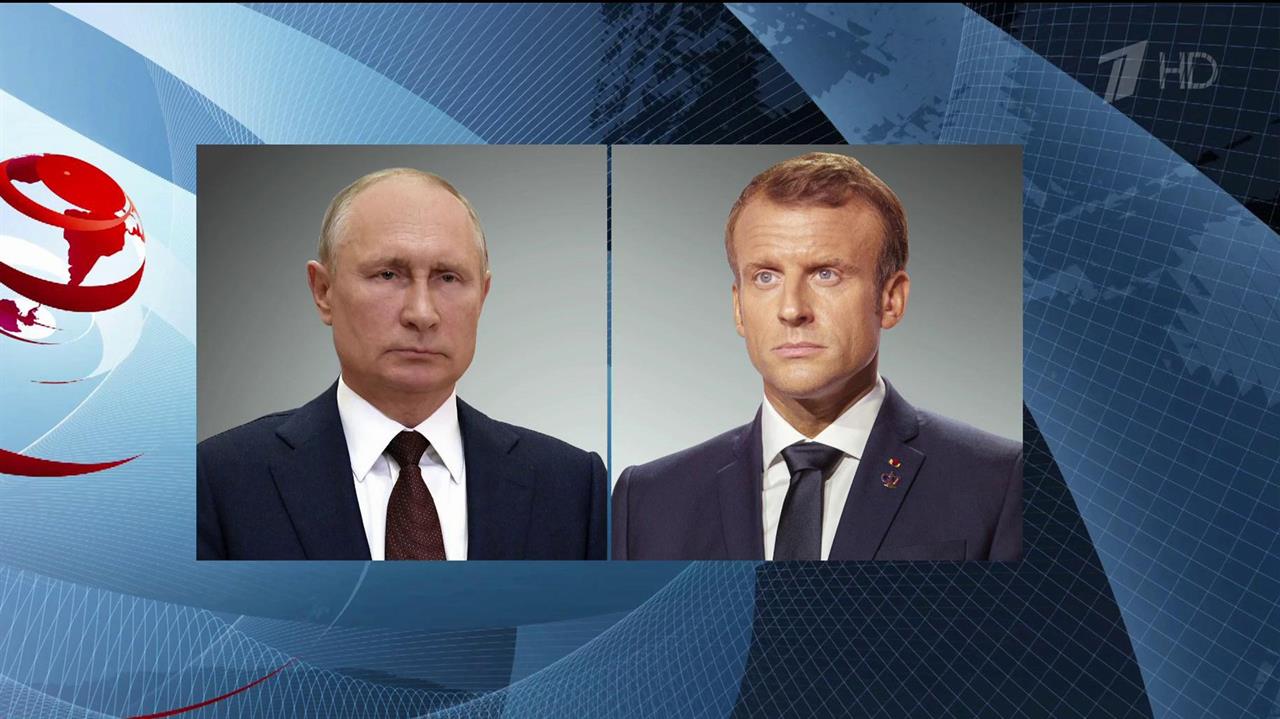 Ситуация с коронавирусом стала одной из тем телефо...азговора Владимира Путина с Эммануэлем Макроном