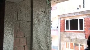 Штукатурная машина в работе