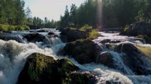 Водопад Шуонийоки с квадрокоптера! Русский Север, Мурманская область