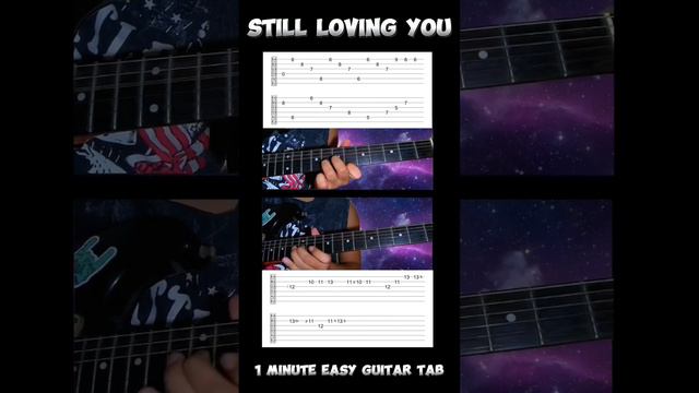 Scorpions - Still Loving You ( Standard Tuning ) TAB #guitartabs #scorpions #stilllovingyou