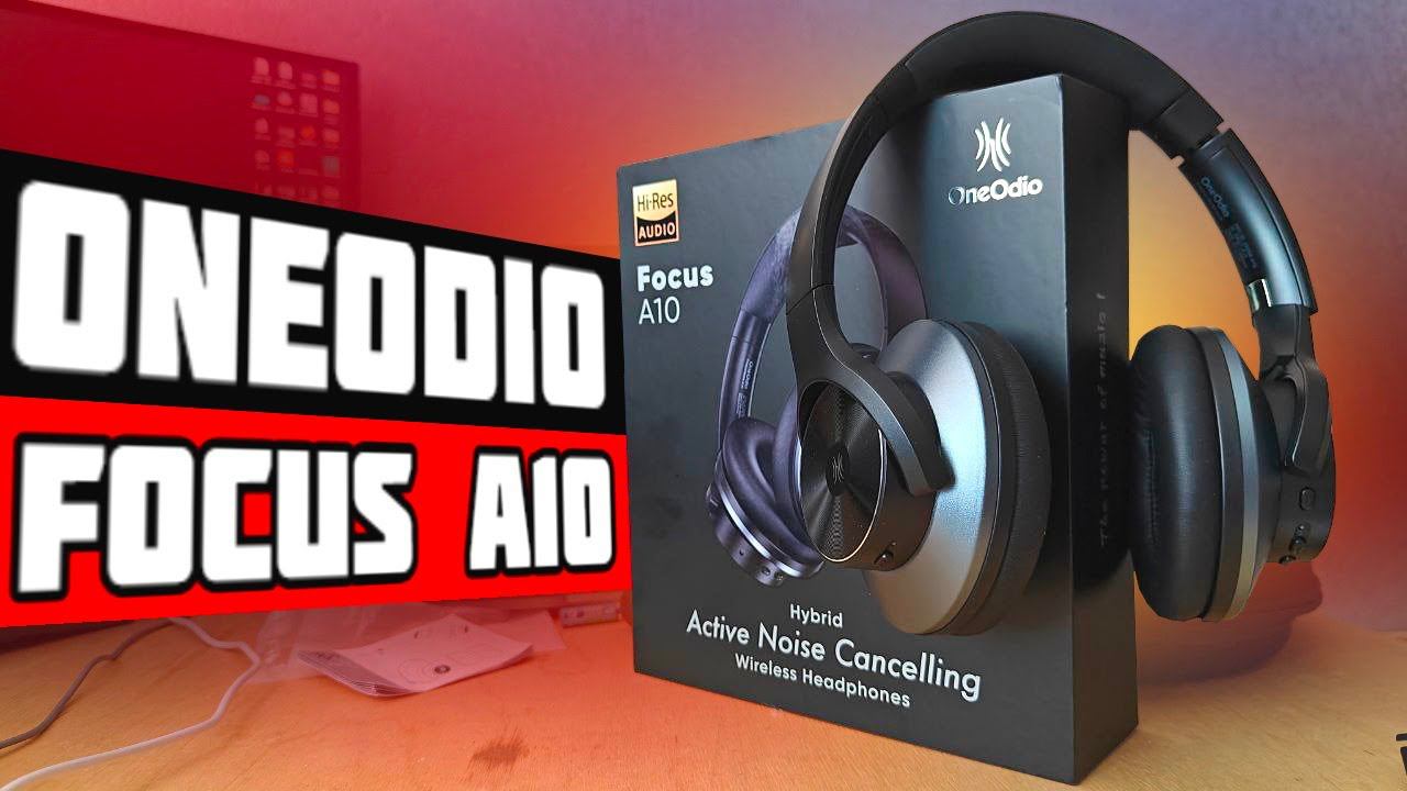 OneOdio Focus A10 Обзор на недорогие Беспроводные Наушники с активным шумоподавлением смотреть онлайн
