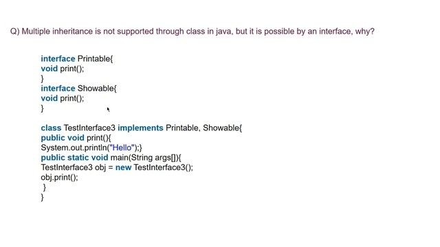 Java Tu-42: Multiple inheritance in Java by interface, inheritance, default method, static method смотреть онлайн
