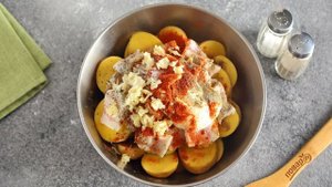 Картофель на мангале