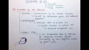 Disorders of GIT (Peptic Ulcer, Gastritis, Achlorhydria, Constipation, Diarrhoea) | Bhushan Science