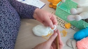 МК по вязанию крючком кошки Василисы// Часть 4//Хвост, Цветок, Обувь//Автор И.Кистаева