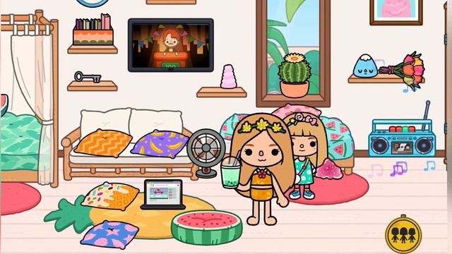 /рум тур по моей даче/с моей сестрой Анитой😍❤️😘🌸🥑/Toca boca/ смотреть онлайн