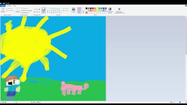 рисуем майнкрафт смотреть онлайн