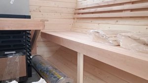 Панорамное окно в бане. Выглядит хорошо!