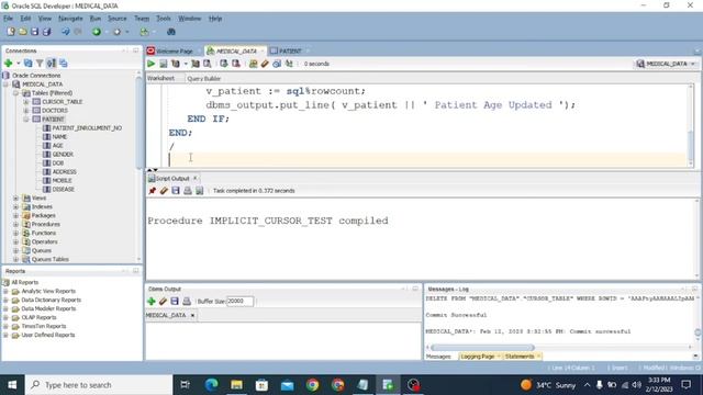Create cursor | Types | Implicit and Explicit cursor | PL/SQL | Oracle | Tutorial - 16 | Tamil смотреть онлайн