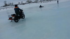 Bajaj Boxer с боковым прицепом