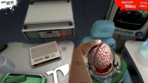 Surgeon Simulator 2013 с ником "пересадка мозга"