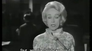 Марлен Дитрих Где цветы с субтитрами