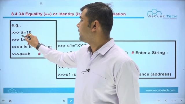 Identity Operators in Python Class 11 | Chapter 7 Class 11 Computer Science with Python #43