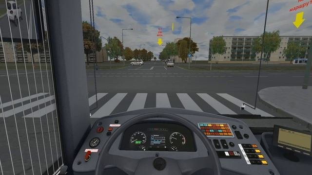 Автобус № м10 в ОМСИ 2