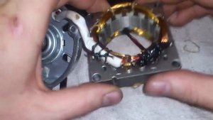 Как отремонтировать своими руками, тепловую завесу "Polaris". Не дует воздух. Ремонт двигателя.