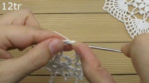 Красивый ажурный МОТИВ вязание крючком  Beautiful Crochet Pattern knitting Tutorial for beginners