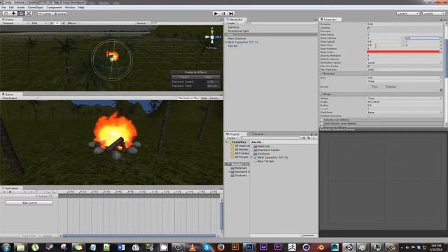 CampFire Model and Particle Effect PT. 6 - Unity 3d - Maya - Photoshop смотреть онлайн