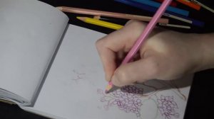 СИРЕНЬ | Как рисовать сирень | Цветные карандаши |