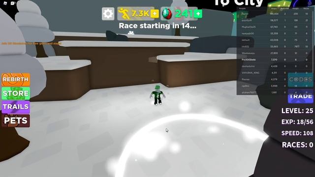 Speed Simulator симулятор Скорости в Роблокс. Гоняем на бешенных скоростях не разбирая дороги! смотреть онлайн