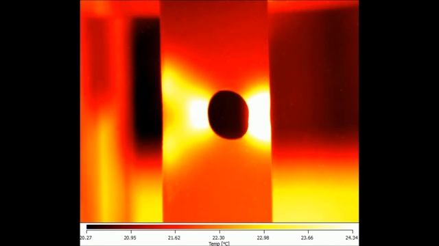 Разрыв образца, ик съемка, Telops TS-IR. смотреть онлайн