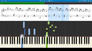 Croatian Rhapsody - Piano Tutorial (Synthesia + Sheet Music + MIDI)