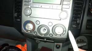 How to remove the  Radio from a  Mazda BT50