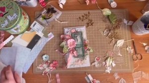 Процесс создания открытки / Скрапбукинг /  Scrapbooking. Ручная работа