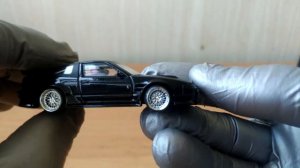 Micro Turbo 1:64 Nissan SX180 (Детальный обзор)