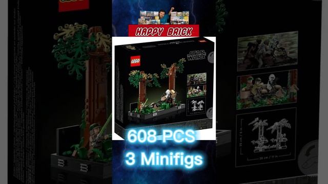 Lego 75353 Endor Speeder Chase #Shorts