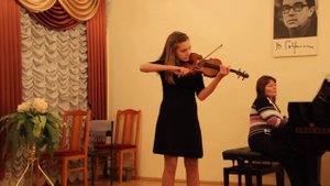 Телегина Екатерина (скрипка) -А. Яньшинов.Прялка.