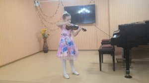 Злата Борисова, 8 лет,    Яньшинов Этюд 41.