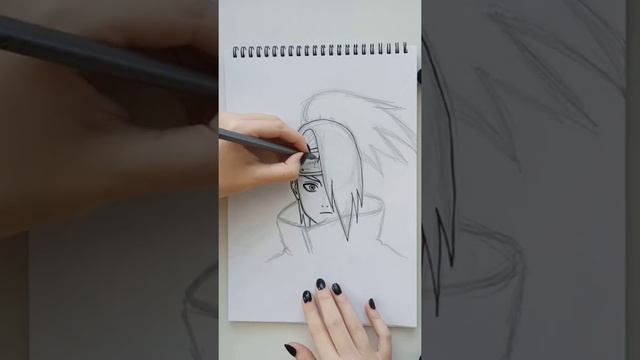 Как нарисовать Дейдару из аниме Наруто| How to draw Deidara from anime Naruto