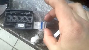 Epson L1300 прочистка печатающей головки