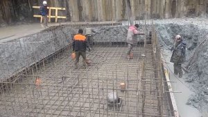 Введение добавки  Кальматрон-Д в условиях строительной площадки