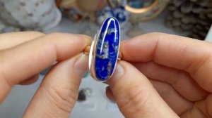 Украшения с натуральными минералами в серебре