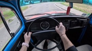 ТЕСТ ДРАЙВ РЕТРО ФОЛЬКСВАГЕН БИТЛ ХАРЛЕКИН/ОБЗОР/ДИЗАЙН/ВОЖДЕНИЕ ОТ ПЕРВОГО ЛИЦА