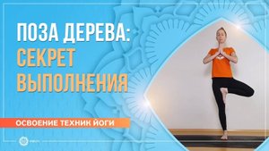 Поза дерева - врикшасана техника выполнения для начинающих. Екатерина Андросова