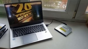 работа внешнего dvd привода