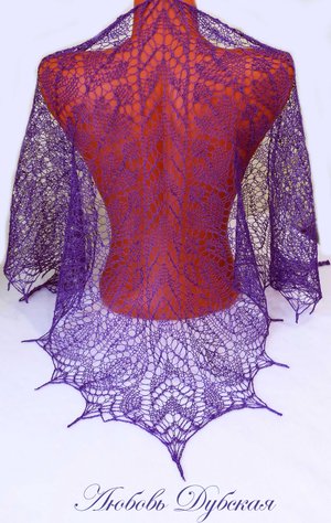 АЖУРНАЯ ШАЛЬ СПИЦАМИ. Часть 1. МАСТЕР КЛАСС