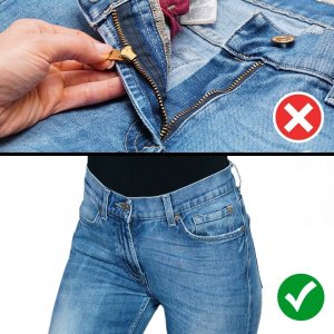 Гарантированный способ быстро починить сломанную молнию на джинсах