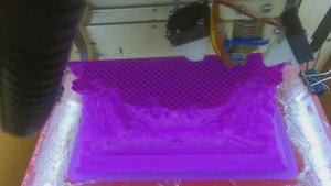 Печать большой модели на 3D принтере. по схеме H-bot