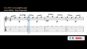 Ievan Polkka - Easy Fingerstyle Guitar Tab